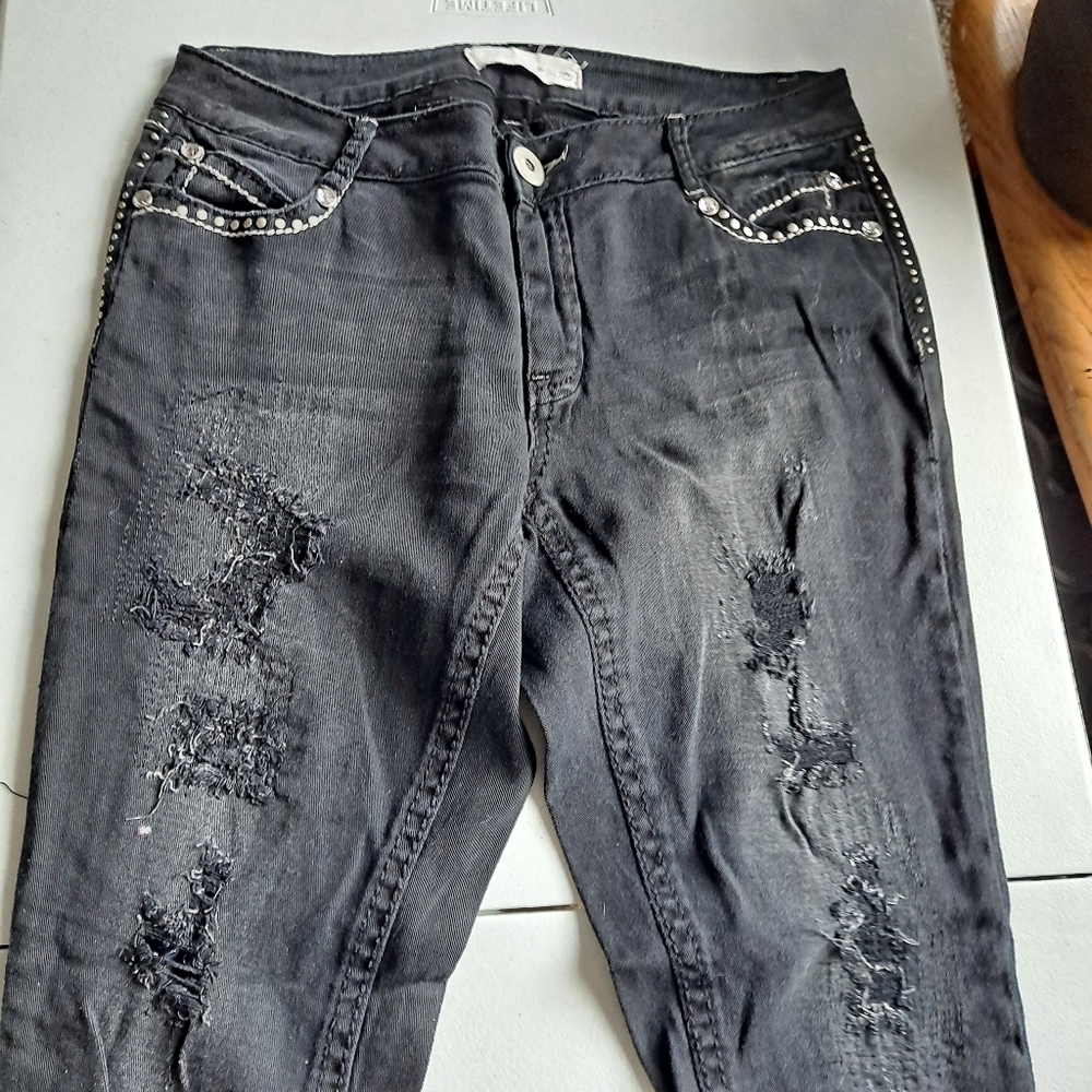 Black Fashion Bug Jeans - Picture 2 of 7